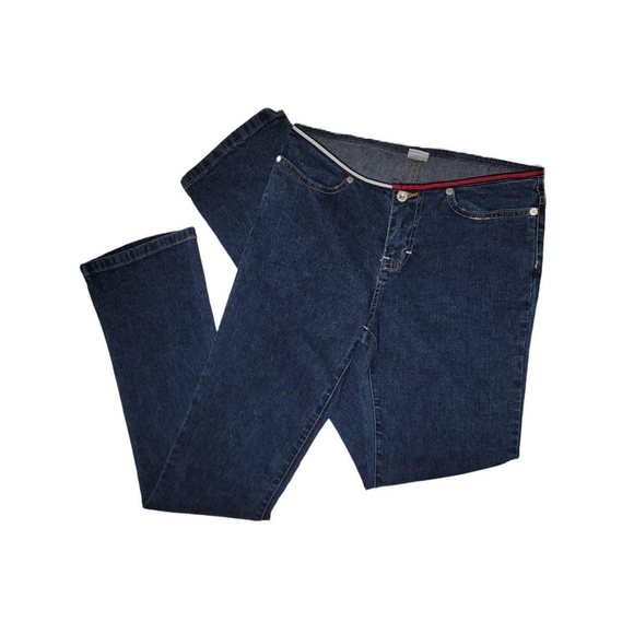 90s Vintage Tommy Hilfiger Tommy Jeans Low Rise Jeans - Picture 1 of 4